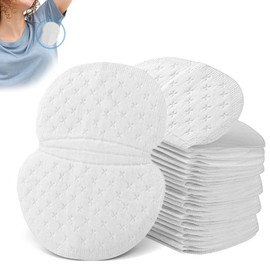 GWAWG Pack of 100 Armpit Sweat Pads, Underarm Sweat Pads for Women and Men, Sweat-Absorbing Disposable Pads, Invisible, Comfortable, Tasteless
