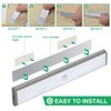Wireless Motion Sensor Cabinet Lights 10-LED USB Rechargeable Closet Lights