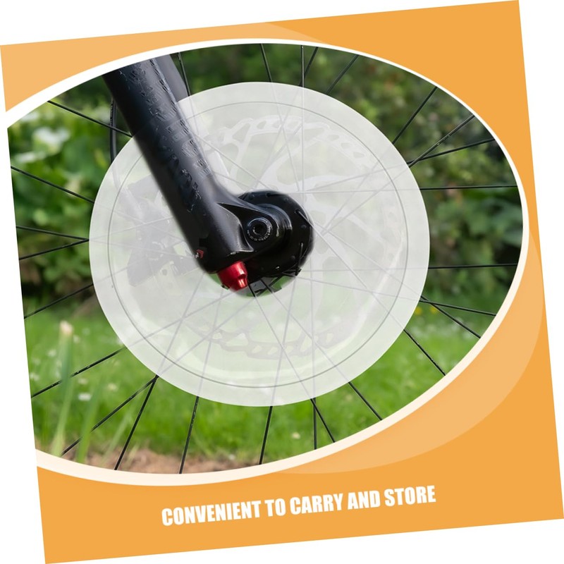 Gatuida 6pcs Bike Flywheel Guard Set Plastic Sprocket Protector for
