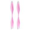 FOMIYES 2pcs Eyebrow Tweezers Double Ends Stainless Steel Tweezers Makeup