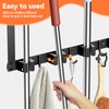 DEYILIAN Broom and Mop Holder Over the Door, Broom Holder