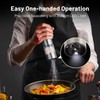 SIMPLETASTE Electric Salt and Pepper Grinder Set Automatic One Handed,