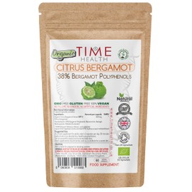 Organic Citrus Bergamot Extract - 60 Capsules - High Strength 38% Bergamot Polyphenols - 500mg - Clinically Studied BPF® - UK Made Supplement - Zero Additives - GMP Standards - Vegan