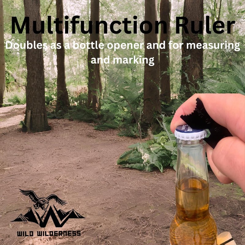 Wild Wilderness Survival Fire Steel, Flint Striker Steel Fire Starter
