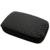 Ezzy Auto Black Leather Console Center Armrest Lid Cover Skin