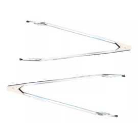 Genéricos varios Par De Pinzas De Metal 40cm Multiusos Pan O Carne Asada