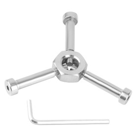 QCG Adjustable Water Shut Off Replacement Handle, Universal Outdoor Faucet Handle for Outdoor Garden Faucet, Spigot, Hose Bib, Round Wheel Fits 3/8" or Smaller Exposed Stem