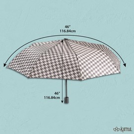 Karma, Travel Umbrella Compact Folding Umbrellas Lighweight Auto Open Close for Women Parasol, Jackalope