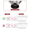 Upower 4" to 7" Diesel Exhaust Tips 4" inlet 7"