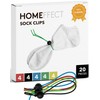 Homeffect Sock Clips for Laundry - The Original Sock Clip