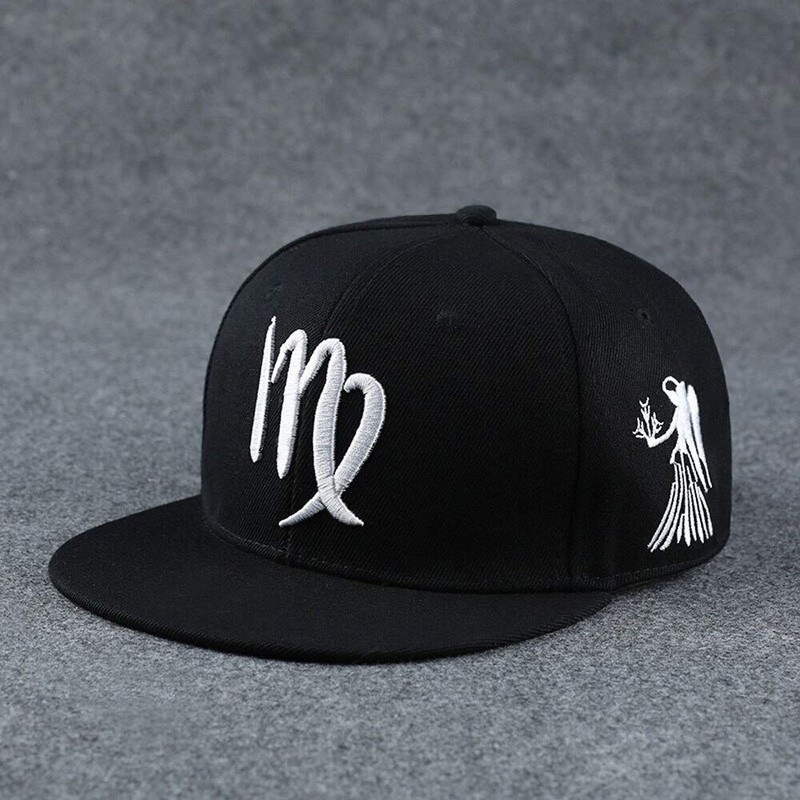 Kangqifen Hombres Mujer Baseball Tapas Constellation Zodiac 12 El Snapback