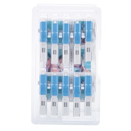 10Pcs Fiber Optic Quick Connector Embedded Type SC/UPC Cold Optical Fast Connecting