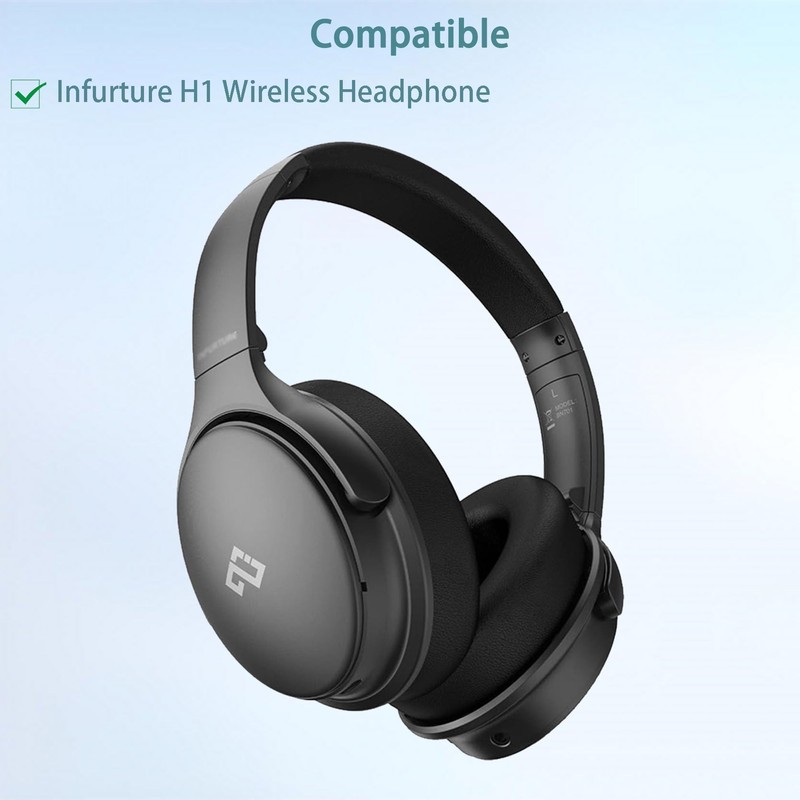 HAIZEEN Ear Pads Compatible with Infurture H1 Wireless Headphones Ear