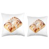 Cheese Danish Throw Pillow