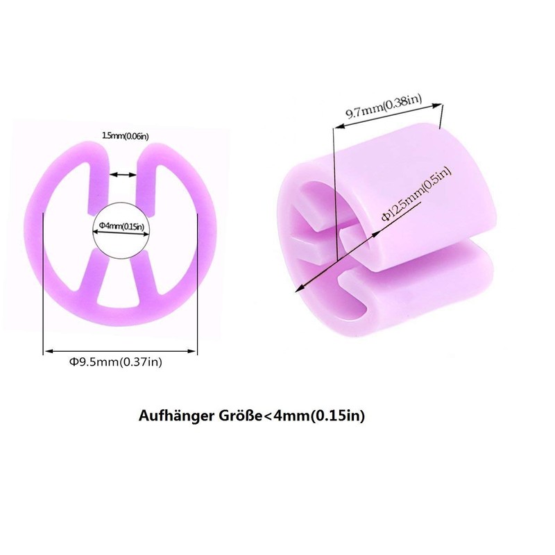 Apore Pack of 450 Size Markers, Plastic Hangers, Size Rings,