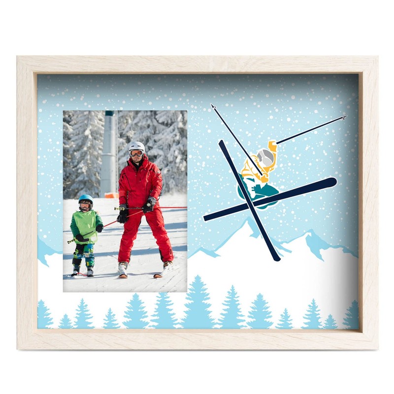 ChalkTalkSPORTS Premier Skiing Photo Frame | Airborne