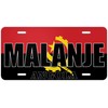 Malanje Angola Flag Metal License Plates | Countries and Cities