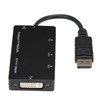 4‑in‑1 Adapter Cable Displayport to HDMI/VGA/DVI/Audio Converter Multifunction