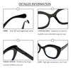 REAVEE 3 Pack Oversized Cat Eye Reading Glasses for Women