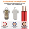 Linkstyle 10PCS 10 AWG Gauge T-Type Wire Connector Nut Kit,