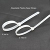 MyyYiTar 100 Pcs Reusable Zip Ties 0.3 x 8 inch
