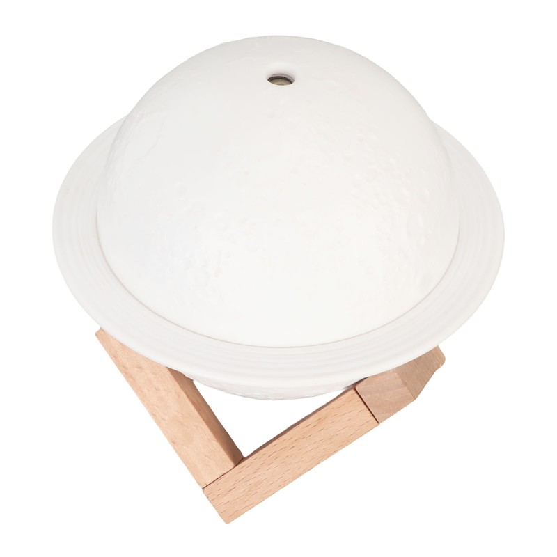 Mini Planet Humidifier LED Moon Lamp Diffuser Rechargeable Planetary USB