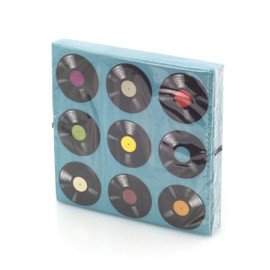 20 Napkins Vinyl Records/Retro/Party/Music 33 x 33 cm