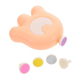 Mikinona Automatic Electric Nail Trimmer for Grinding Heads Gentle Nail Clippers for Seniors Ergonomic Design for Safe Fingernail Care Pink