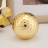 SALUTUYA 4 Piece Golden Golf Ball