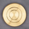 jingfei Round Gold Tray,Metal Decorative Tray Tray Organizer for,Bathroom,Dress, Brass,