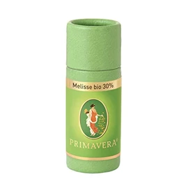 Primavera PRIMAVERA ?therisches ?l Melisse bio 30% 1 ml - Aroma?l, Duft?l, Aromatherapie - ausgleichend, beruhigend, st?rkend - vegan
