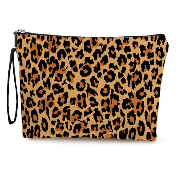 UEIOAVL Toiletry Bags, Kosmetiktasche mit Leopardenmuster Handtasche universelle kleine Aufbewahrungsbox