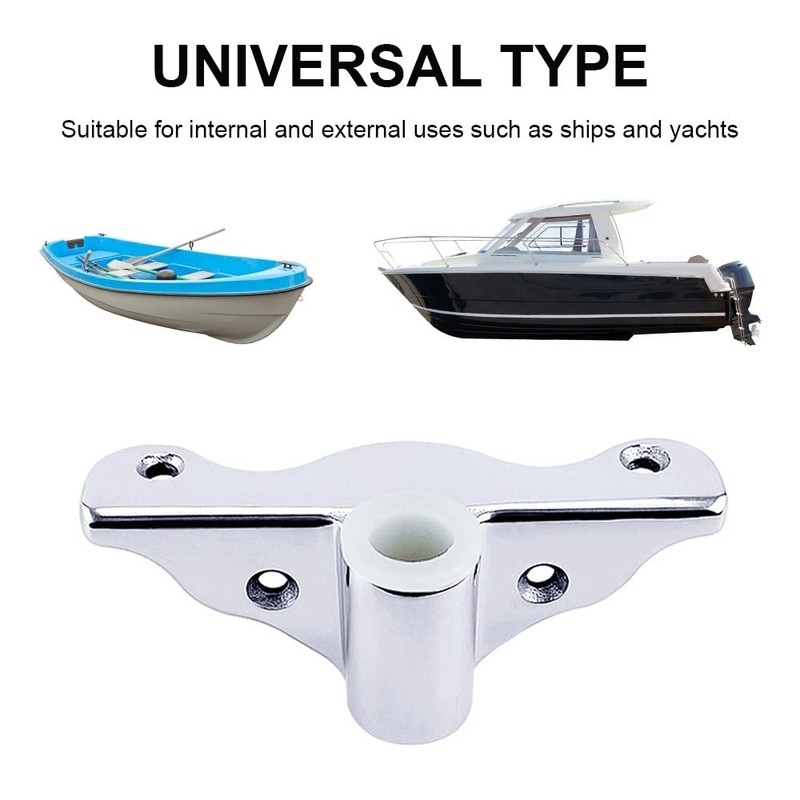 DONGKER Oarlock Support Bracket,3.9 * 0.7 * 1.2" Stainless Steel