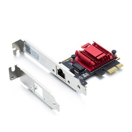 10Gtek 2.5G NIC 100/1000/2500Mbps PCIe Gigabit Network Card LAN Card,Single RJ-45 Port,Realtek RTL8125 Controller,PCI-E 2.1 X1,Support Windows Server/Ubuntu/Centos/Debian