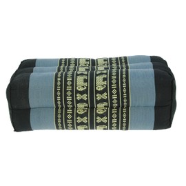 Namesakes Kapok Material Yoga Block Meditation cushion – Support Bolster- Light & Dark Blue Elephant