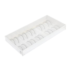 BIUDECO 10pairs Practice False Eyelash Strips for Eyelash Extensions Training Durable Fibers for Beginners and Beauty Salons