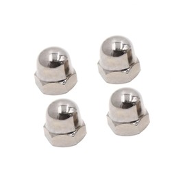 A ABSOPRO 4pcs 10mm Thread Dia Motorcycle Rear Shock Absorber Screw Nut Item Replacement