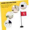 CIYODO 12Pcs Desk Flag Holder Set Flagpole with Stable Base