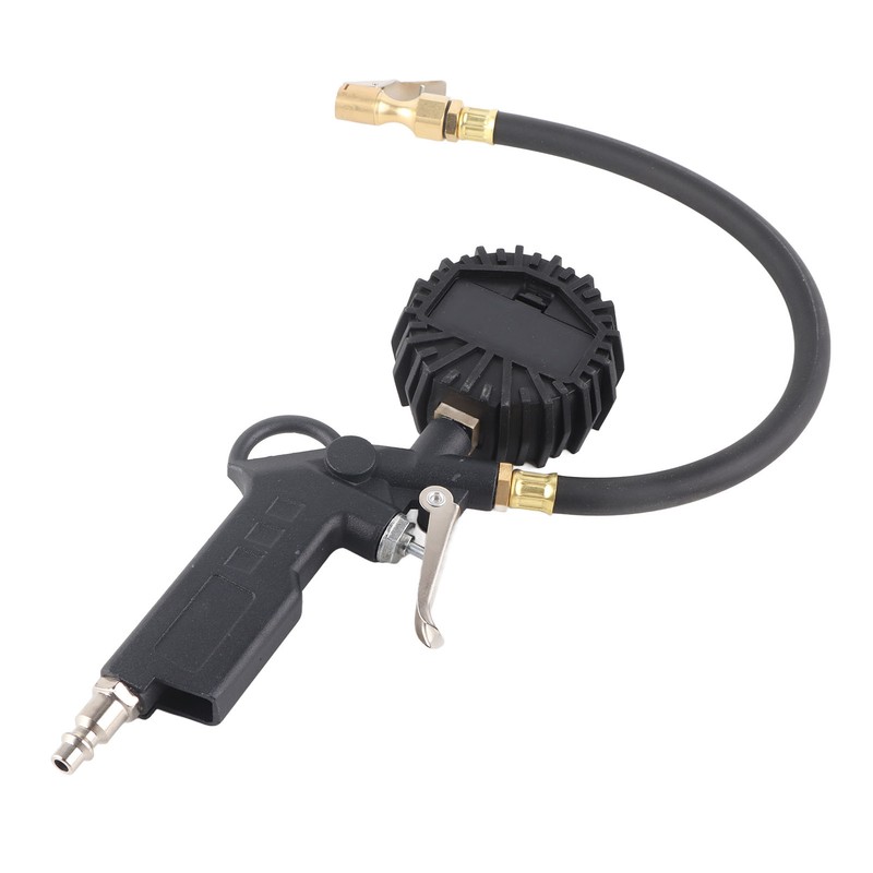 LCD Tire Inflator with Digital Pressure Gauge 1/4in NPT Quick