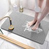 Non-Slip Shower Mat, Grey, 40 x 80 cm, Soft Comfort