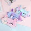 J26 Unicorn Plush Sleeping Mask Rainbow Sleeping Mask Eye Mask