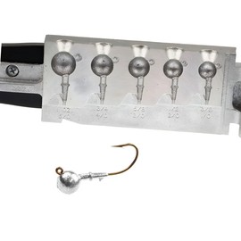 Do It Mold Round Head Jig HH Sz: 3/8, 1/2, 5/8, 3/4, 1 OZ Hook: 410 or 413 Collar: Ring & Barb Do it Mold (3326) RHO-5-A