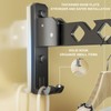 Ksvaye Wall Clothes Hooks Foldable Wall Clothes Rack Clothes Fan
