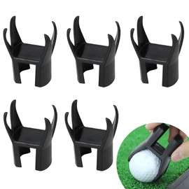 Wjelet 5 Pcs Golf Ball Retriever Set, Golf Ball Picker Upper and Golf Ball Grabber Claw for Putter Grip, Easy Golf Ball Retrieval, Essential Golf Accessories