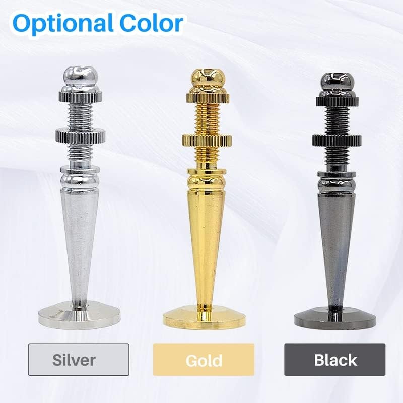 Kalevel Speaker Spikes Isolation Stand Foot Cone Silver Speaker Spikes