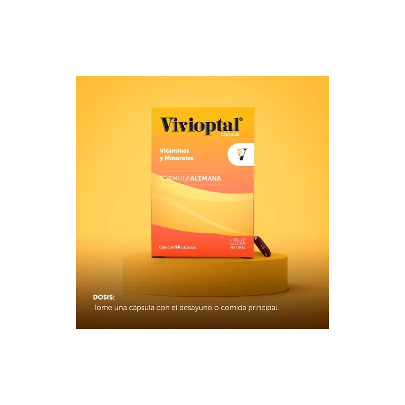 Vivioptal Vitaminas Y Minerales 90 Cápsulas