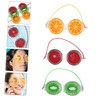 Healeved 3Pcs Cool Eye Masks Portable Cold Eye Patches with