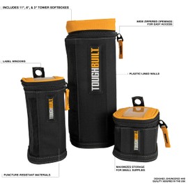 TOUGHBUILT TOU-192-B Octagon Tower 3 Pack