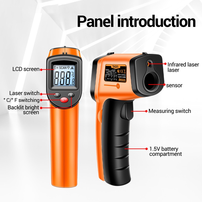 ANENG ANENG TH201 -50℃～400℃ /-58℉～752℉ Non-Contact Infrared Thermometer IR Thermometer