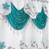 Petrichor Embroidery Sheer Curtain 2 Panels Set - Luxury Window
